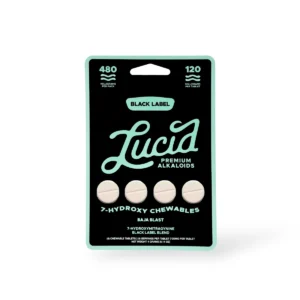 Lucid Black Label 7 Hydroxy Chewable Tablets Baja Blast 120mg Per Tablet