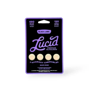 Lucid Black Label 7 Hydroxy Chewable Tablets Grape Crush 120mg Per Tablet