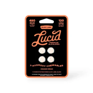 Lucid Black Label 7 Hydroxy Chewable Tablets Orange Cream 120mg Per Tablet