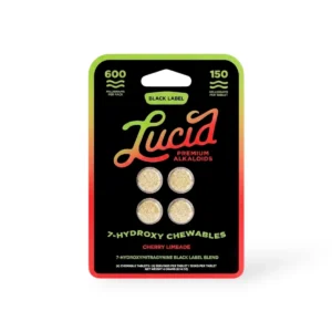 Lucid Black Label 7-Hydroxymitragynine Cherry Limeade Chewable Tablet 150mg