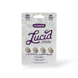Lucid Supreme 30mg 7-OH Triple Berry Chewable Tablets