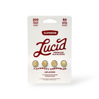 Lucid Supreme 7-OH Chewables Tablets Unflavored 50mg Per Tablet